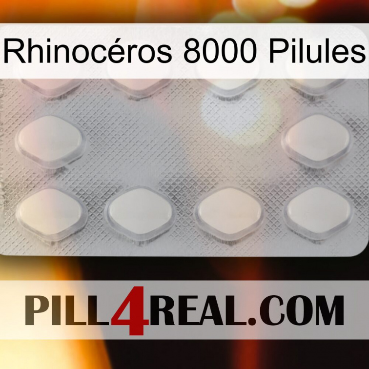 Rhinocéros 8000 Pilules 16